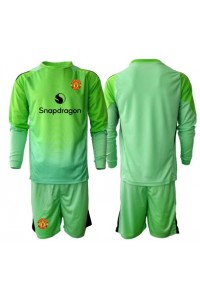 Manchester United Maalivahti Jalkapallovaatteet Lasten Kolmas peliasu 2025-26 Pitkähihainen (+ Lyhyet housut)